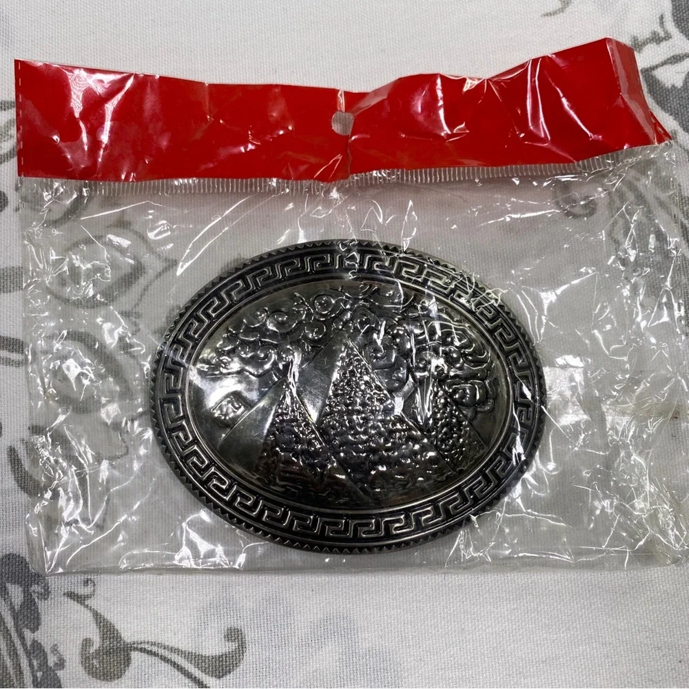 Vintage‎ Mountain Scenery Belt Buckle